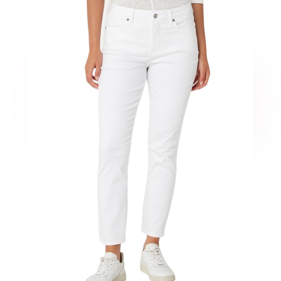 NYDJ Denim - NYDJ Alina Convertible Ankle Optic White Jeans 12